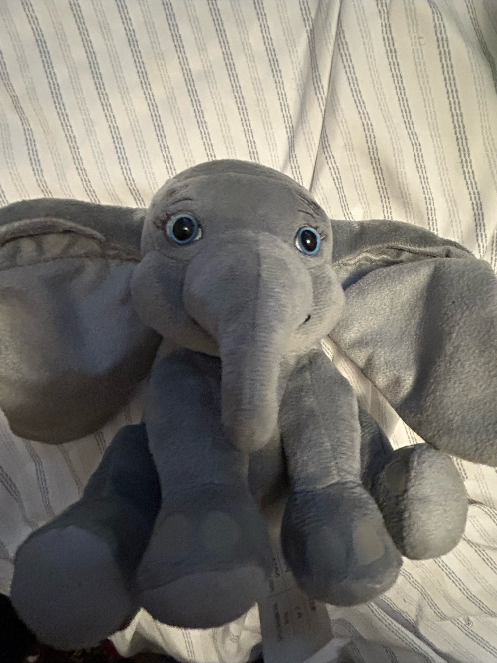 Disney dumbo small Gray Plush Elephant Stuffed Animal - Home Accents